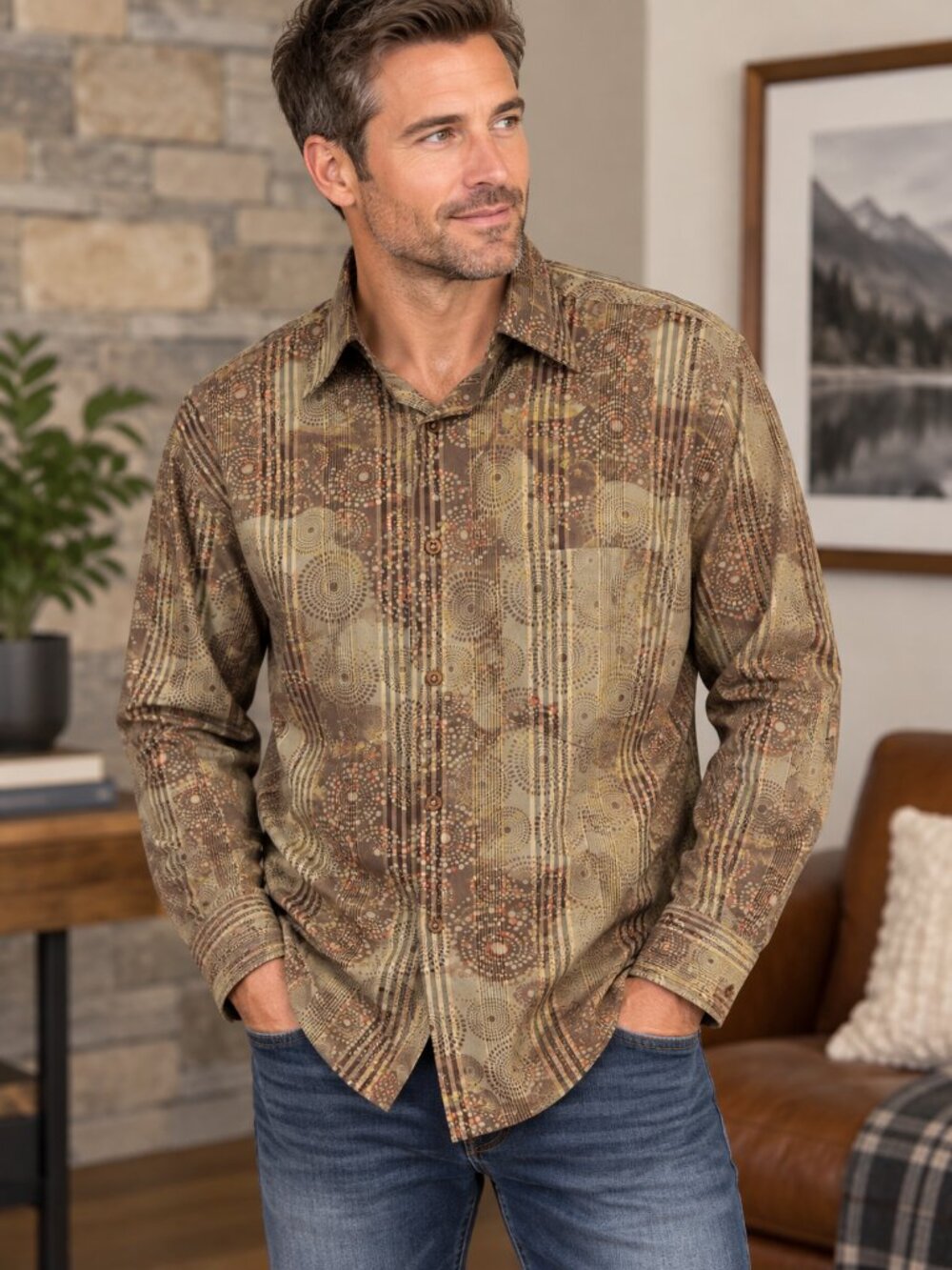 Enrico Men's Long Sleeve shirt